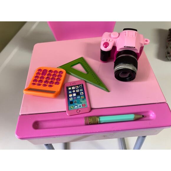 Our Generation 18” Doll with Accessories Outfits Suitcase Desk Camera Clothes - Picture 5 of 14